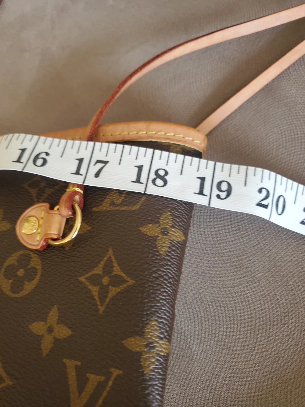 Louis Vuitton Monogram Canvas Brown Tote Bag